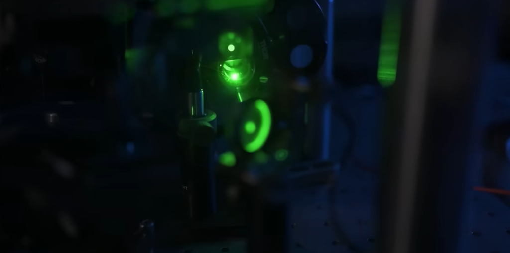 Quantum radar sees through walls without energy beams