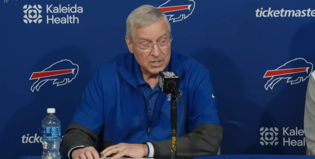 Terry Pegula Keon Coleman Draft Blame Raises Questions