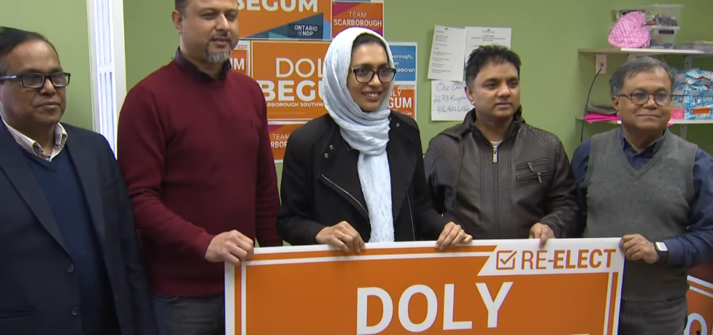 Doly Begum MPP Resigns from Ontario NDP to Run for Federal Liberals