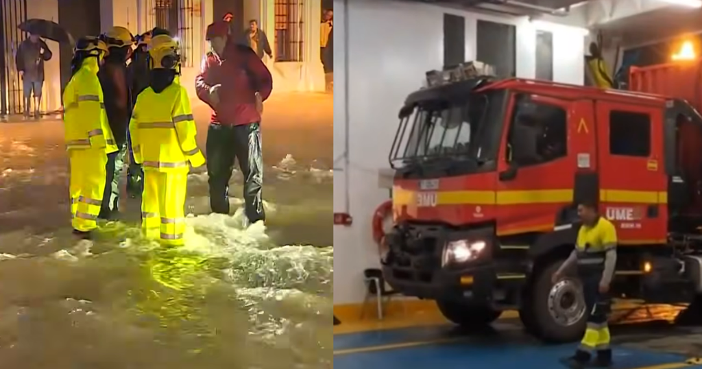 Alerta de tormenta extrema en España: 465 milímetros de lluvia en un solo día y ríos desbordados