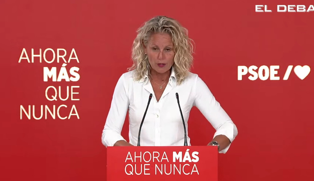 Montse Mínguez: la voz que el PSOE eligió para sus momentos más difíciles